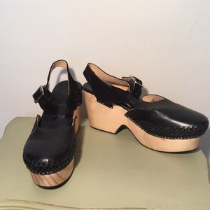 Free People black clogs Size 41.